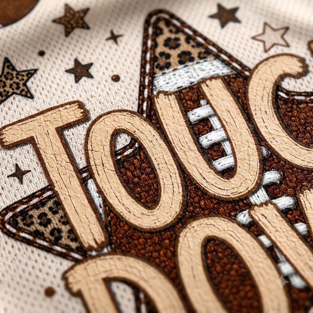 Chaotic Club Vintage Touch Down Game Day Football Jersey