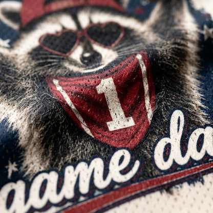 Chaotic Club Game Day Raccoon Football Fan Mesh Jersey