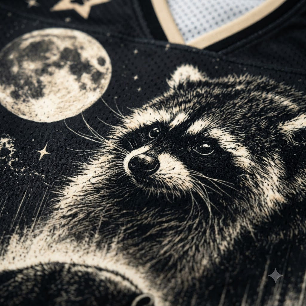 Chaotic Club Vintage Jimothy Raccoon Mesh Jersey