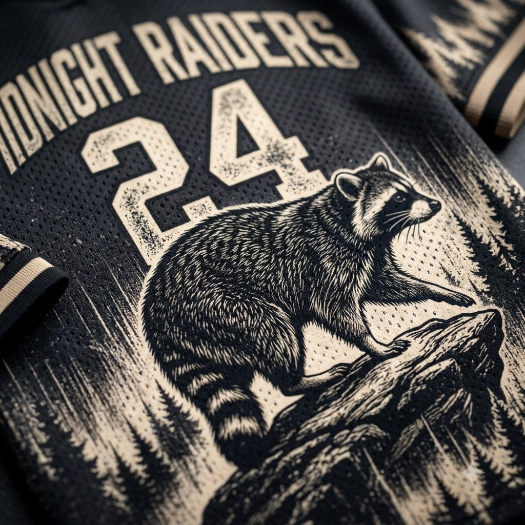 Chaotic Club Vintage Jimothy Raccoon Mesh Jersey