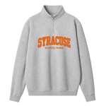 Chaotic Club Polka Dot Embroided Custom University Mascot Game Day Quarter Zip Sweatshirt