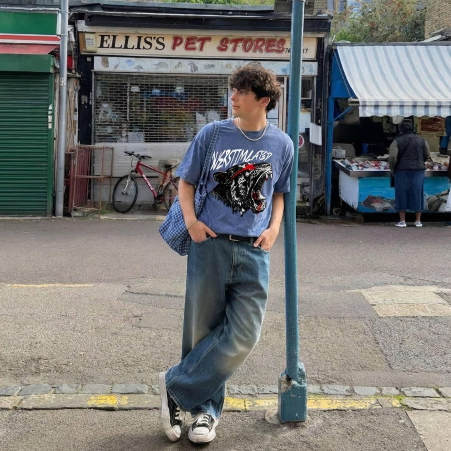 ChaoticClub Overstimulated Jaguar Washed T-Shirt