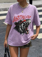 ChaoticClub Overstimulated Jaguar Washed T-Shirt