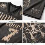 ChaoticClub Pet Photo And Name Shirt  Personalized Mesh Jersey