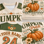 ChaoticClub Vintage Autumn Retro Pumpkin Patch Mesh Jersey