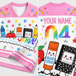 ChaoticClub Cute School Supplies Back To School Mesh Jersey