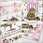 ChaoticClub First of All Jesus Thinks Im A Delight Frog Coffee Mesh Jersey