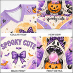 ChaoticClub Spooky Candy Bucket Ghost Raccoon Halloween Mesh Jersey