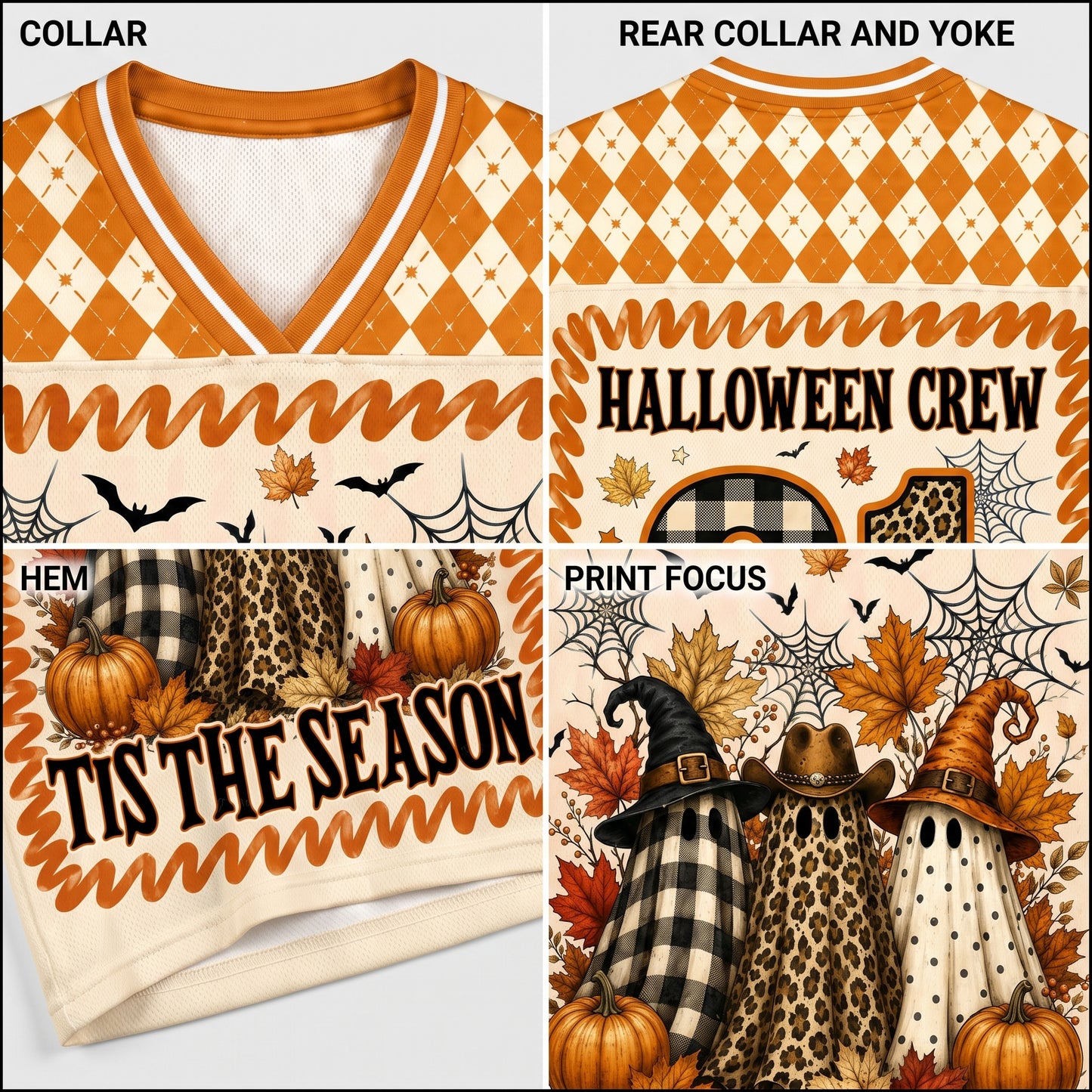 ChaoticClub Tis The Season Halloween Mesh Jersey