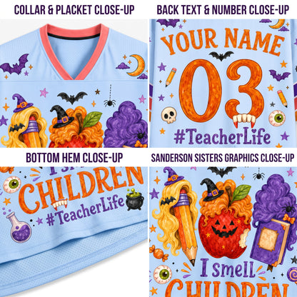 ChaoticClub I Smell Children Teacher Teacher Witch Life Mesh Jersey