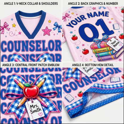 ChaoticClub PRINCIPAL, LIBRARIAN, SPED, COUNCILOR, PARA, TEACHER Mesh Jersey