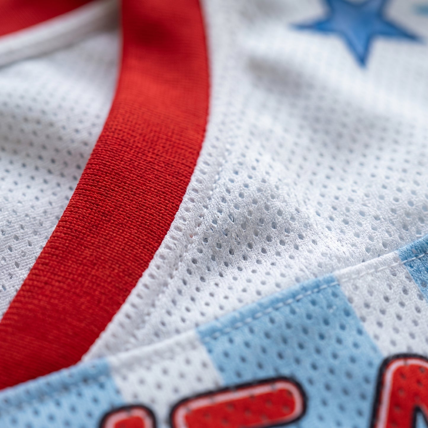ChaoticClub Striped Patriotic Leopard America Mesh Jersey