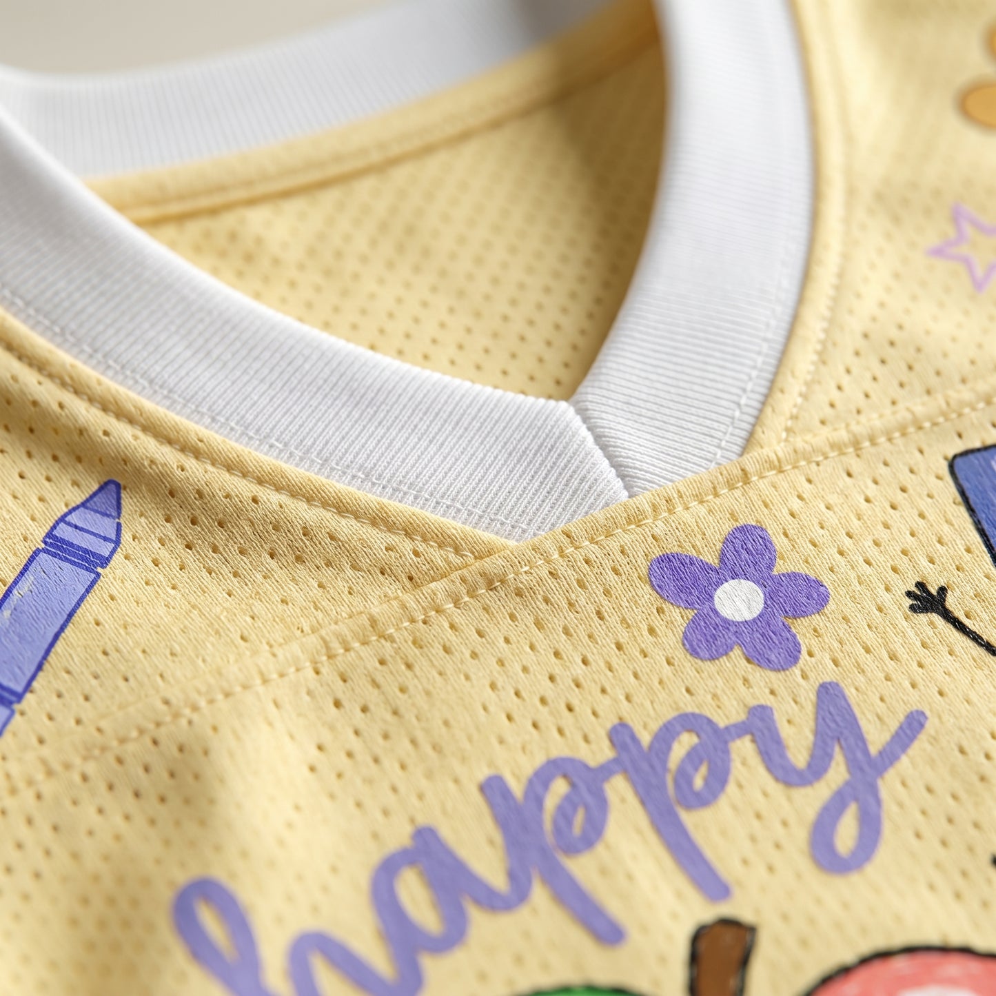 ChaoticClub Happy To See Your Face Back to School Mesh Jersey