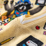 ChaoticClub Back to School Raccoon Mesh Jersey