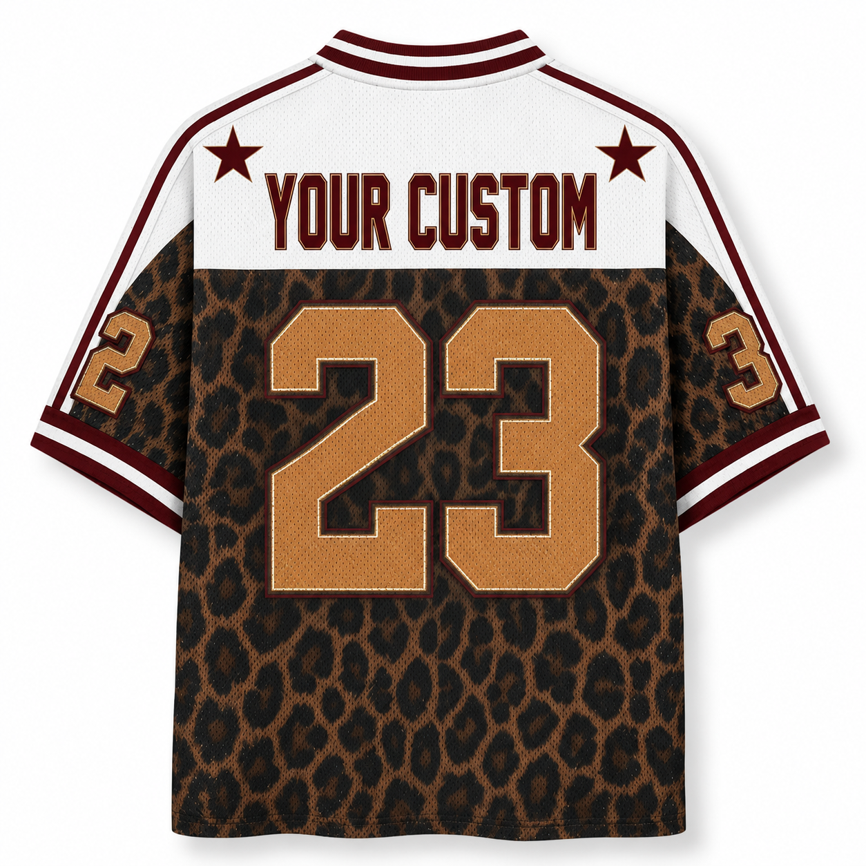 ChaoticClub Leopard Purple Personalized Mesh Jersey