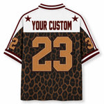 ChaoticClub Leopard Purple Personalized Mesh Jersey
