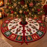 Chaotic Club Christmas Tree Skirt Quilt