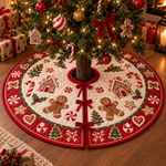 Chaotic Club Christmas Tree Skirt Quilt