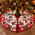 Chaotic Club Christmas Tree Skirt Quilt