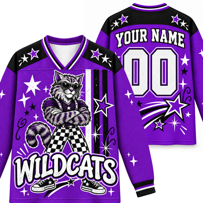Chaotic Club Cool Mascot Game Day Long Sleeve Jersey