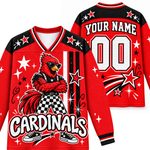 Chaotic Club Cool Mascot Game Day Long Sleeve Jersey
