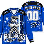 Chaotic Club Cool Mascot Game Day Long Sleeve Jersey