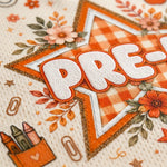 Chaotic Club Fall Back To School Mesh Jersey - close-up Pre-K star graphic mockup