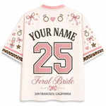 Chaotic Club In My Feral Bride Era Leopard Personalized Mesh Jersey - personalized name and number star graphic