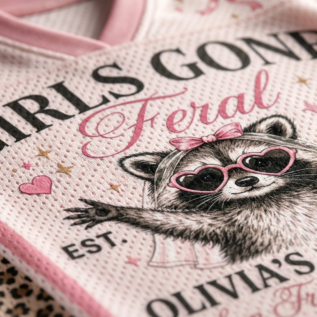 Chaotic Club In My Feral Bride Era Leopard Personalized Mesh Jersey - real photo of leopard mesh fabric detail