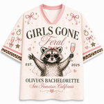 Chaotic Club In My Feral Bride Era Leopard Personalized Mesh Jersey - Girls Gone Feral bachelorette design