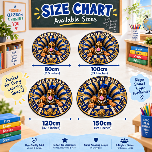 Chaotic Club Personalized Mascot 3D Optical Illusion Round Rug