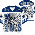 Chaotic Club Mascot Star Glasses Game Day Mesh Jersey