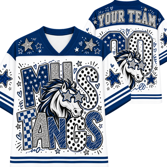 Chaotic Club Mascot Star Glasses Game Day Mesh Jersey
