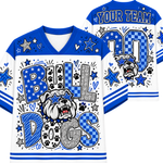 Chaotic Club Mascot Star Glasses Game Day Mesh Jersey
