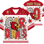Chaotic Club Mascot Star Glasses Game Day Mesh Jersey