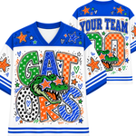 Chaotic Club Mascot Star Glasses Game Day Mesh Jersey