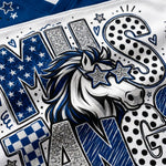 Chaotic Club Mascot Star Glasses Game Day Mesh Jersey