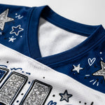Chaotic Club Mascot Star Glasses Game Day Mesh Jersey
