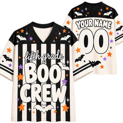 Chaotic Club Boo Crew Grade Level Halloween Sports Mesh Jersey
