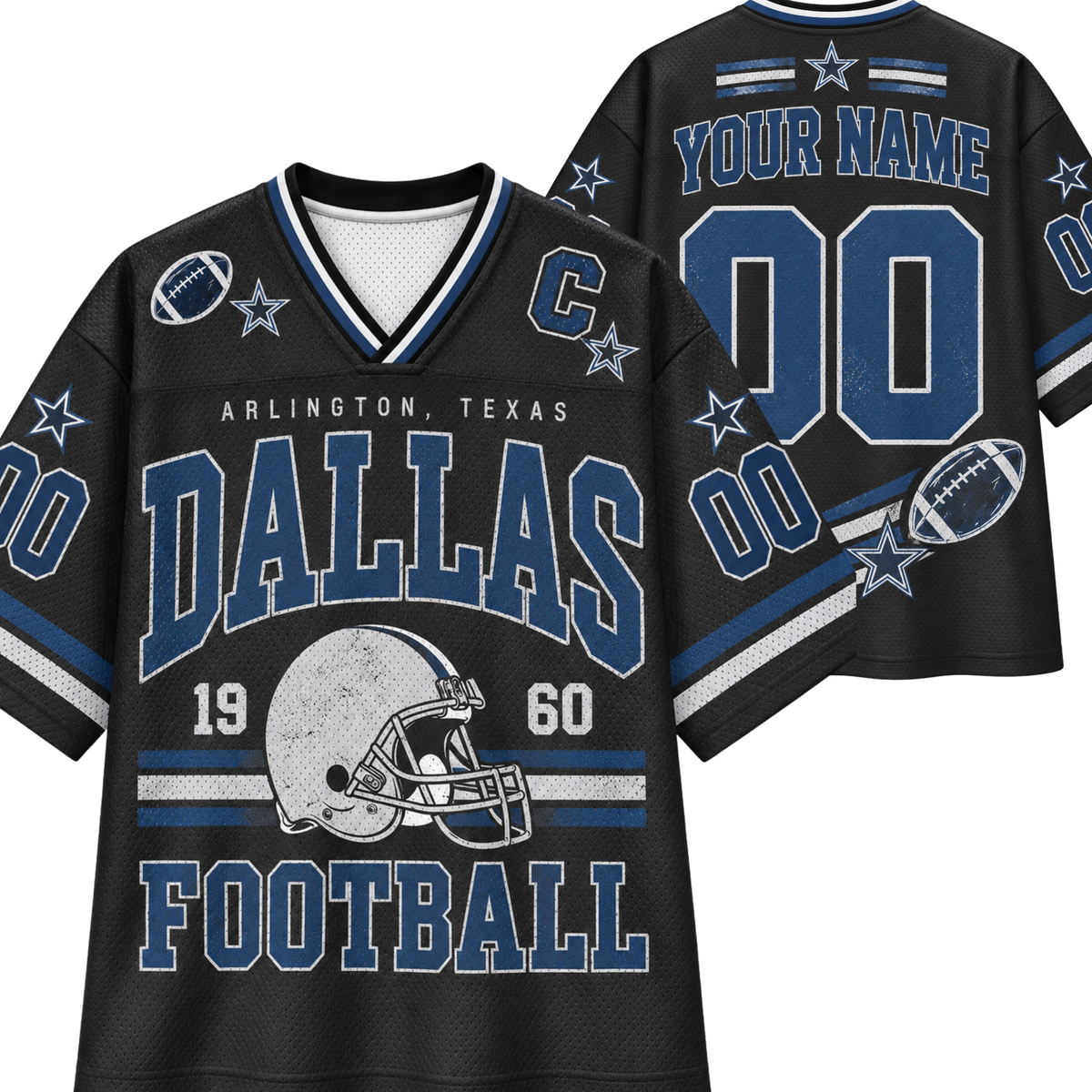 Chaotic Club Retro Mascot Game Day Football Mesh Jersey