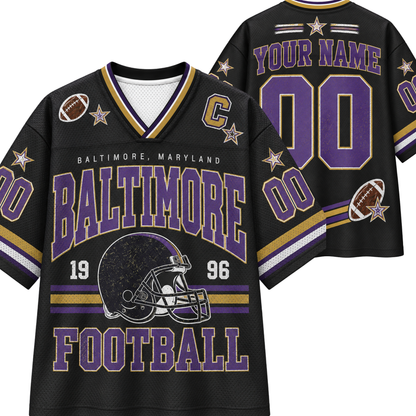 Chaotic Club Retro Mascot Game Day Football Mesh Jersey