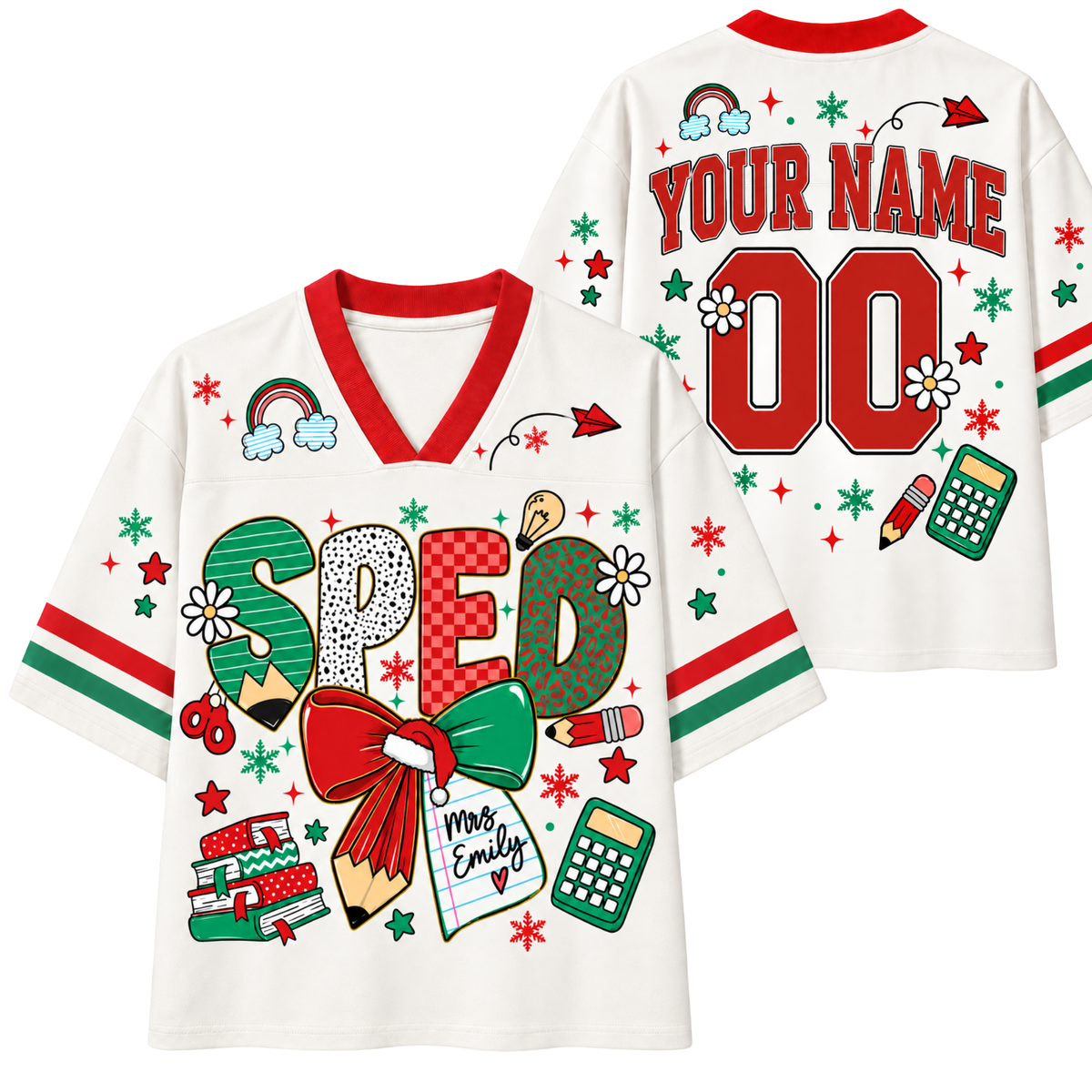 Chaotic Club School Staff Christmas School Mesh Jersey