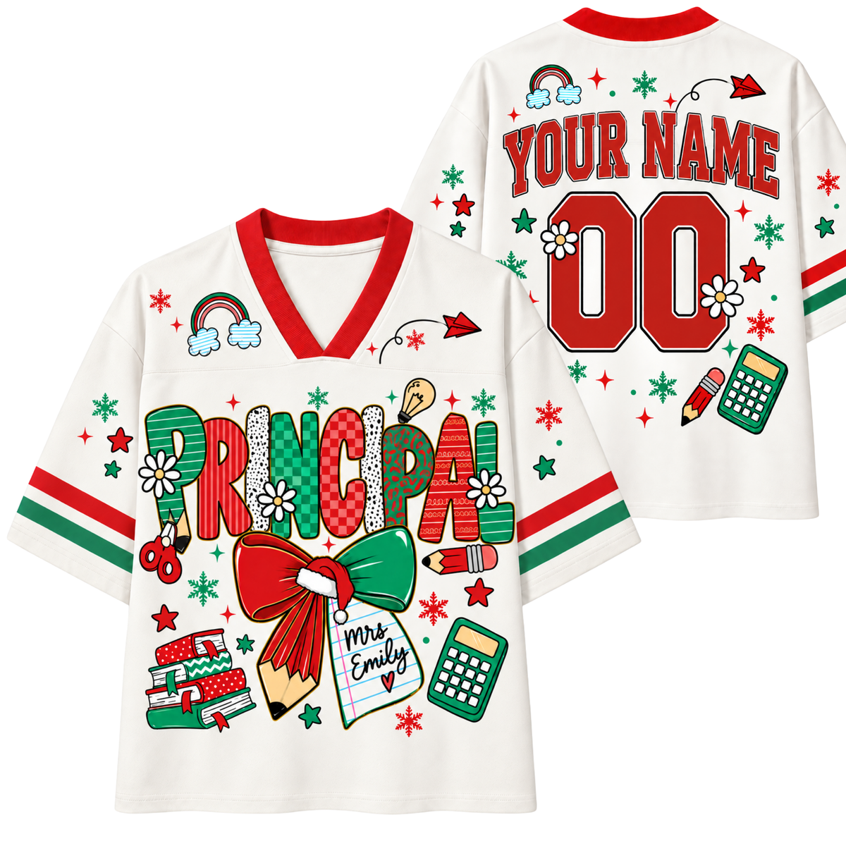 Chaotic Club School Staff Christmas School Mesh Jersey