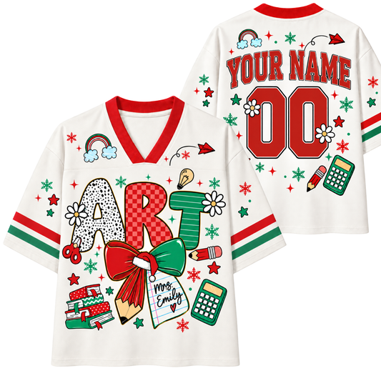 Chaotic Club School Staff Christmas School Mesh Jersey