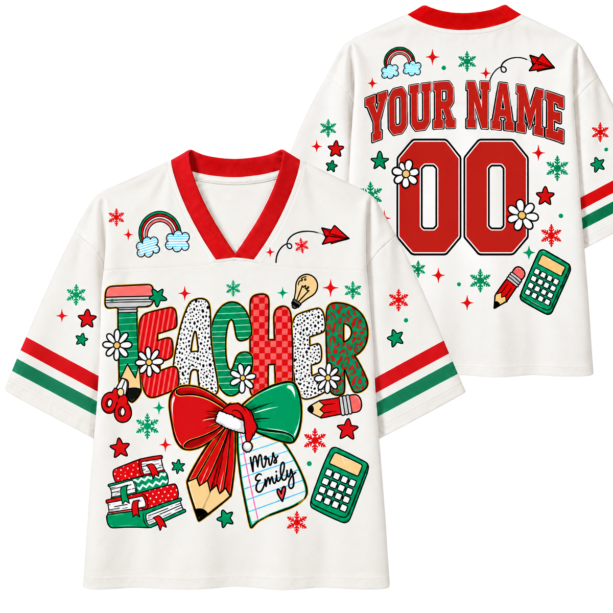 Chaotic Club School Staff Christmas School Mesh Jersey