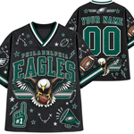 Chaotic Club Mascot Football Doodles Game Day Mesh Jersey