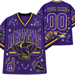 Chaotic Club Mascot Football Doodles Game Day Mesh Jersey