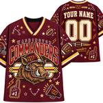 Chaotic Club Mascot Football Doodles Game Day Mesh Jersey