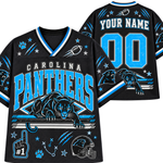 Chaotic Club Mascot Football Doodles Game Day Mesh Jersey