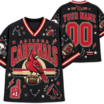 Chaotic Club Mascot Football Doodles Game Day Mesh Jersey